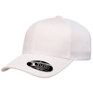 WHITE/MESH BACK/ FLEXFIT -110