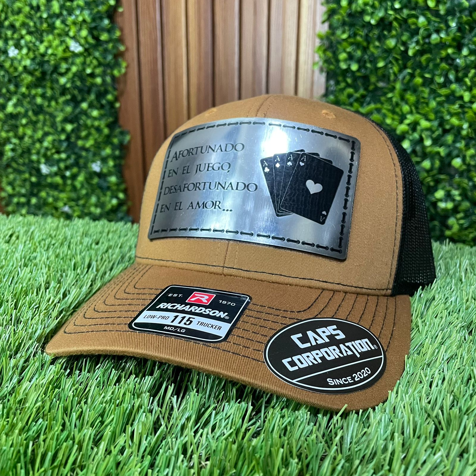 GORRA RICHARDSON BLACK/CARAMELO- AFORTUNADO EN EL JUEGO...