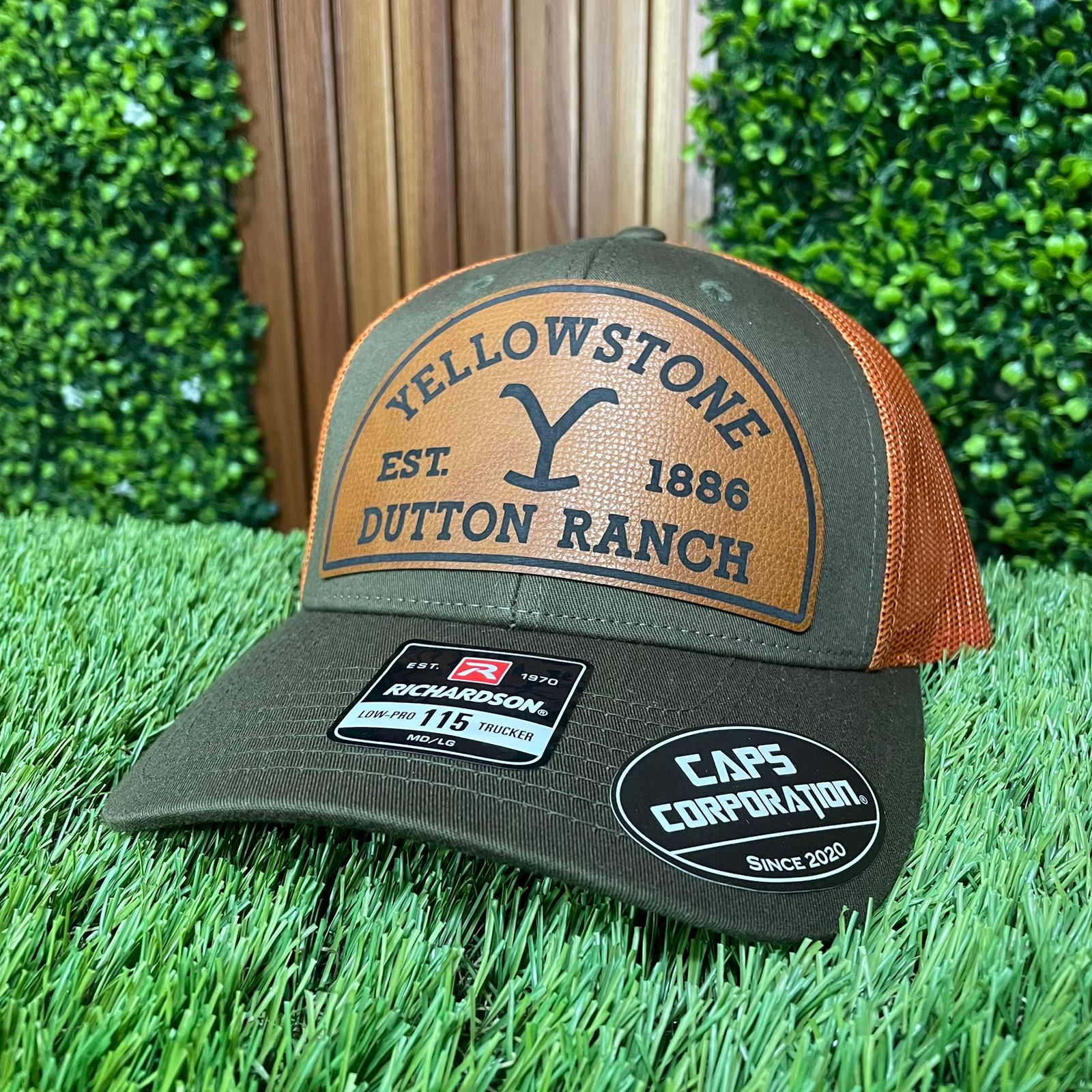 GORRA RICHARDSON DARK LODEN/ ORANGE-YELLOWSTONE