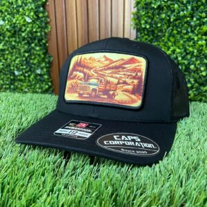 GORRA RICHARDSON BLACK- TRUCKER