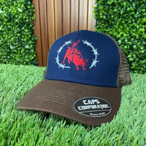 GORRA VALUCAP NAVY/BROWN - BULL RIDER