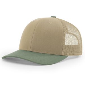 Khaki/Loden CMB Richardson - Trucker Snapback - 112
